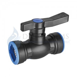 PUSH Сферичен Кран Ф20, IRRIPLAST