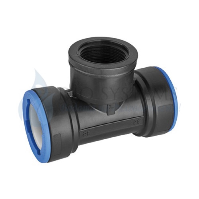 
PUSH Тройник Ф20 - 1/2" Вътрешна резба, IRRIPLAST